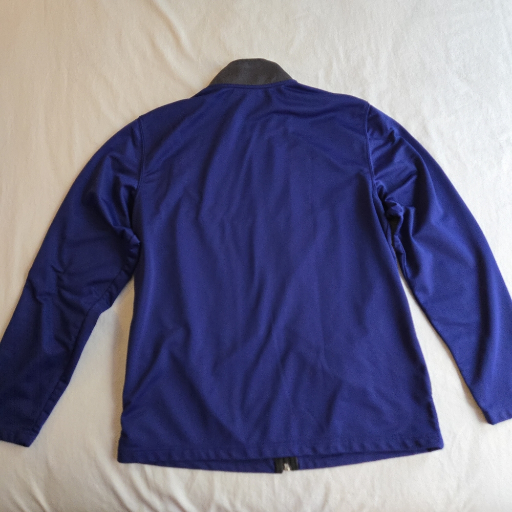 AND1 Men's Blue and Gray Colorblock Full-Zip Track Jacket - Picture 11 of 12